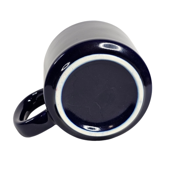 Tennessee Coffee Mug Cup Blue & Gold Trim State Capital Map Mockingbird Expresso - Picture 5 of 7